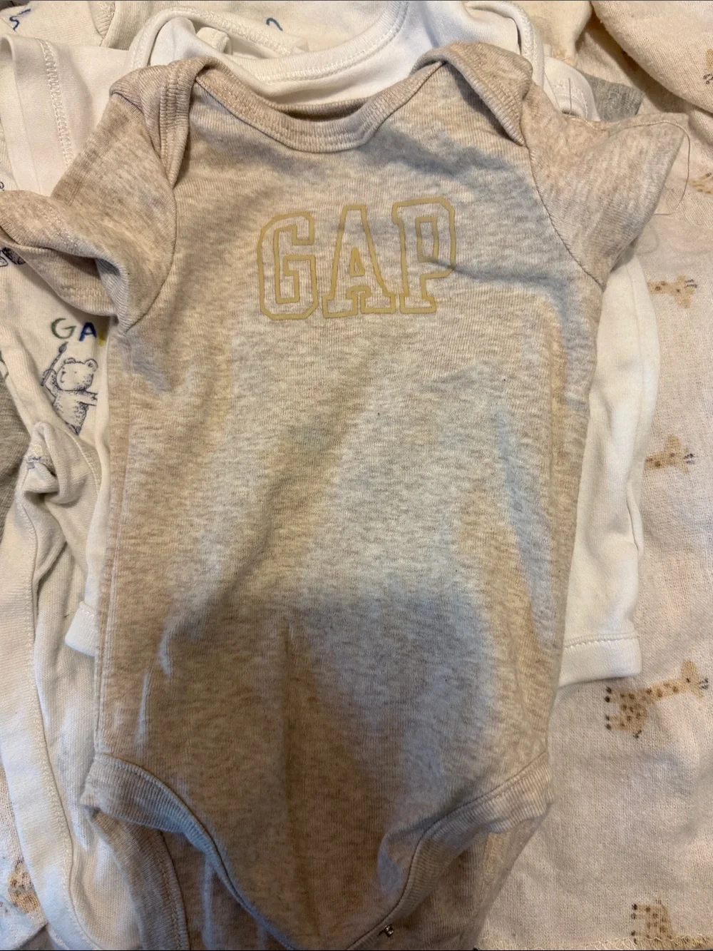 GAP Light Blue Mickey Mouse One-Piece Bodysuit